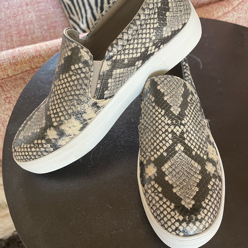 Steve Madden snakeskin sneakers 8M